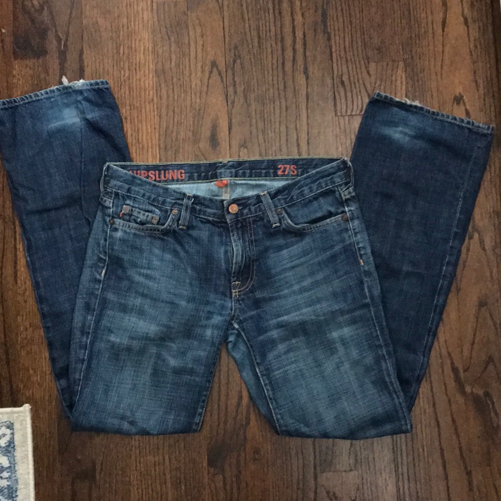 Jcrew hipslung jeans -27s